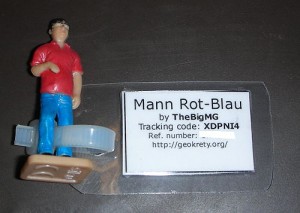 GK Mann Rot Blau